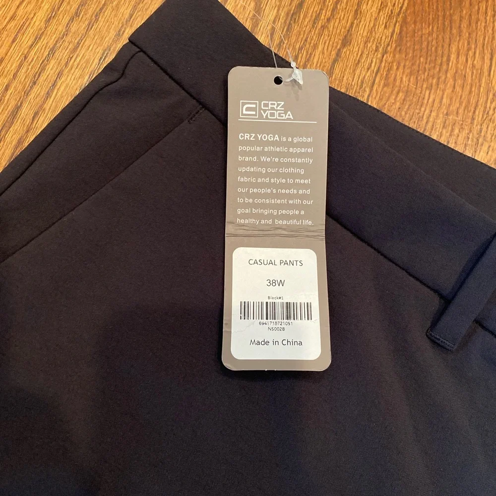 CRZ YOGA Men’s Casual Workwear Pants 38W – NWT